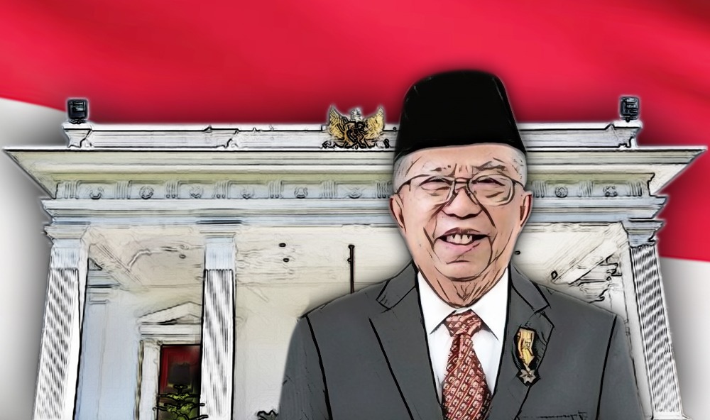 Wakil Presiden KH Ma'ruf Amin. (Ilustrasi: Vidhi/Ngopibareng.id)