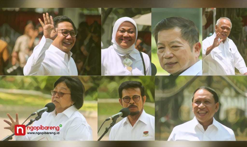 Ilustrasi beberapa wajah calon menteri yang sudah dipanggil oleh Presiden Joko Widodo. (Foto: ilustrasi)