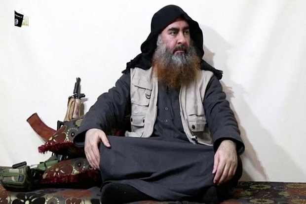 Abu Bakar Al-Baghdadi pemimpin ISIS. (Foto: Islamic State Group/Al Furqan Media Network/Reuters TV via REUTERS/File Photo)