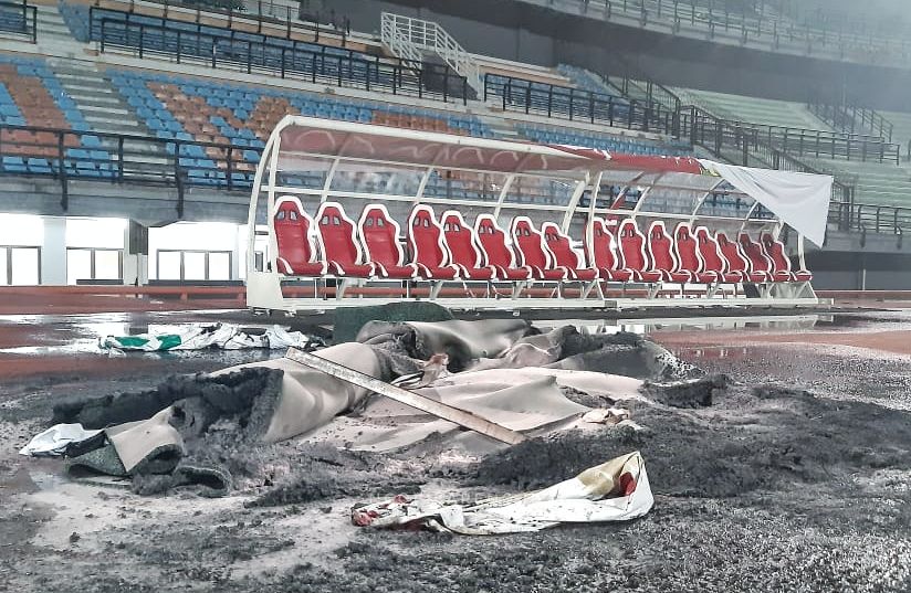 Imbas aksi rusuh Bonek di Stadion GBT, Selasa 29 Oktober 2019. (Foto: Haris/ngooibareng.id)