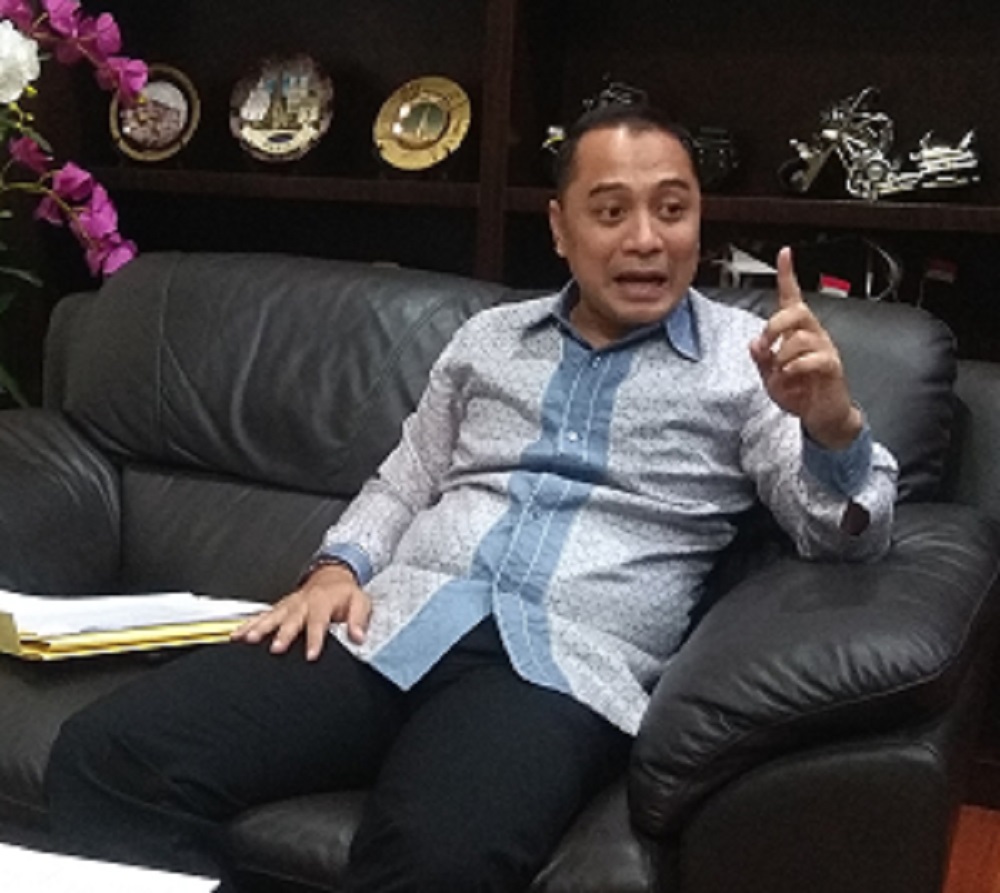 Eri Cahyadi menjelaskan empat fokus penting Pemkot Surabaya. (Foto: Istimewa)