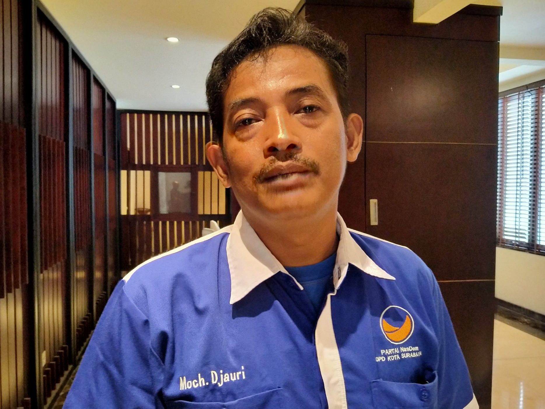 Ketua Bappilu Nasdem Surabaya, Mochammad Djauhari. (Foto: Fariz/ngopibareng.id)