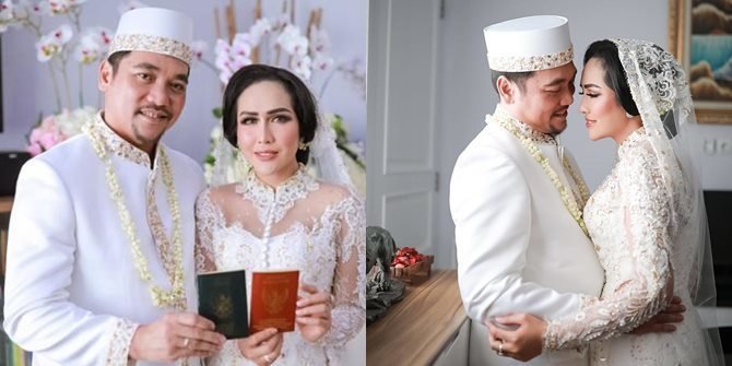Pasangan Ratu Meta dan Eddy Faisal saat menikah pada 10 Juli 2019. (Foto: Instagram Ratu Meta)