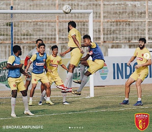 Skuad Badak Lampung FC. (Foto: Instagram BLFC)