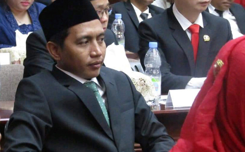 Politisi PKB Mahfudz dalam salah satu acara di DPRD Kota Surabaya. (foto: istimewa)