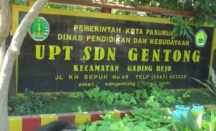 SD negeri Gentong, Pasuruan. (Foto:INews)