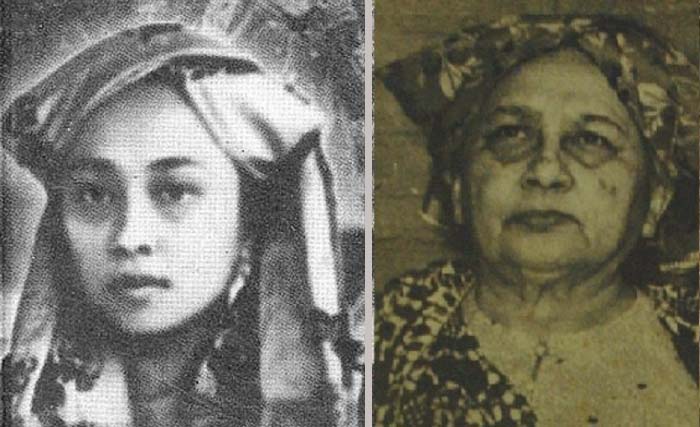Ruhanna Kuddus, dahulu dan sebelum meninggal tahun 1972 (kanan). (Foto:RRI)