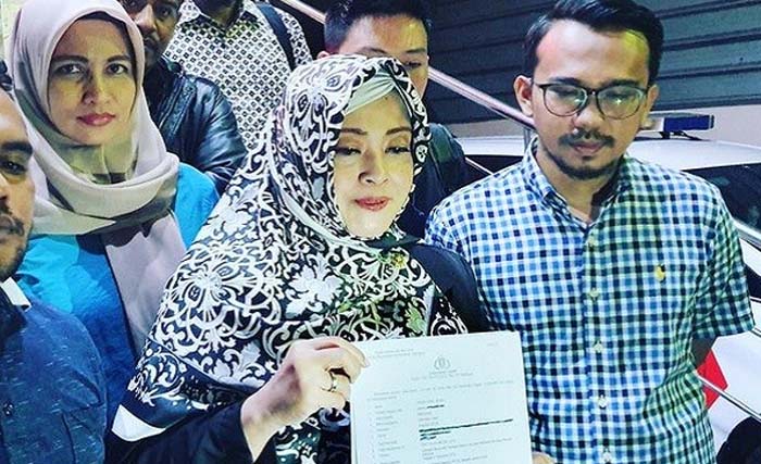 Fahira Idris, melaporkan AdeArmando yang dianggap menghina Gubernur DKI Anies Baswedan. (Foto:Antara)