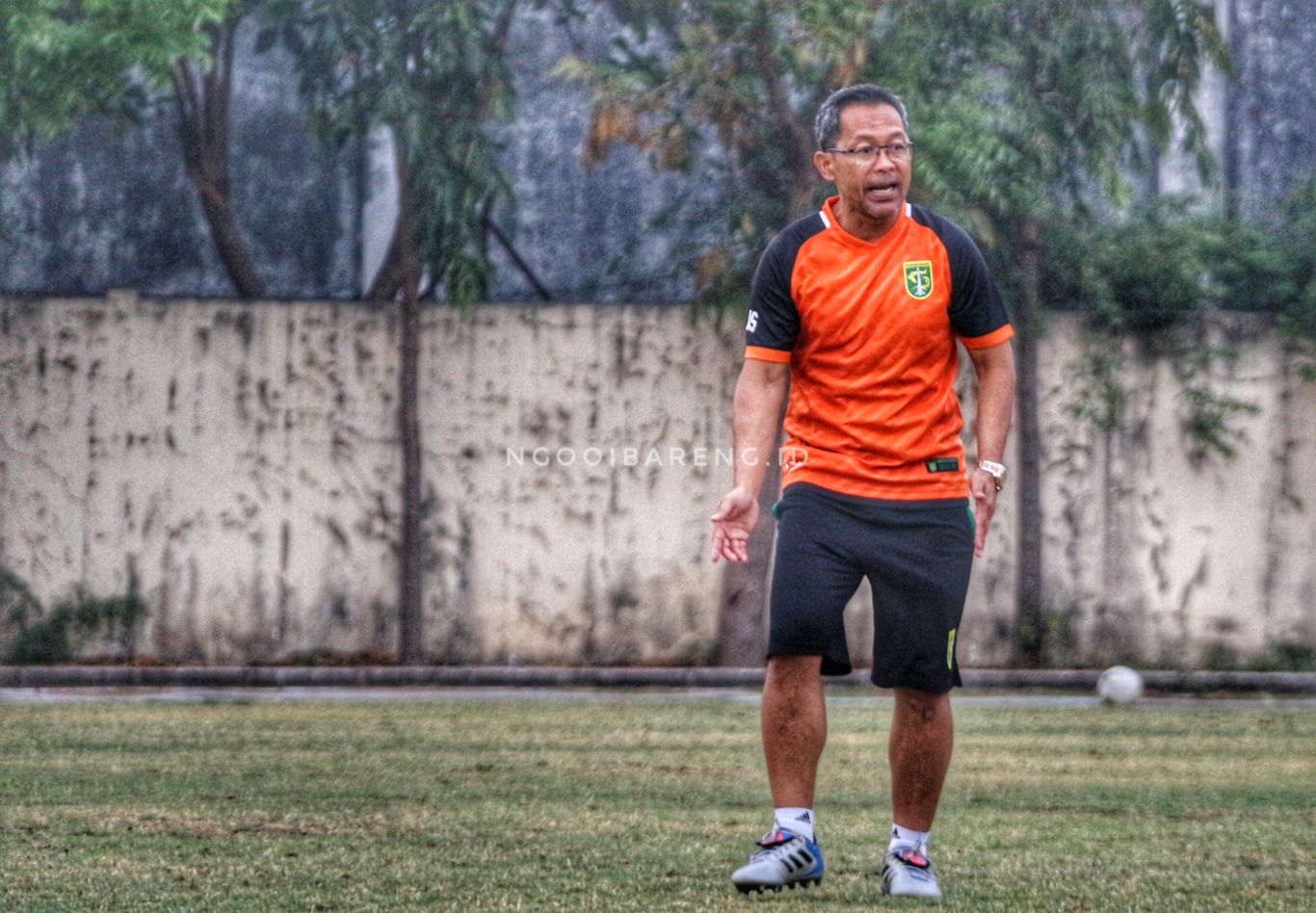 Pelatih Persebaya, Aji Santoso. (Foto: Haris/ngopibareng.id)