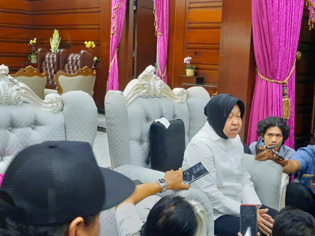 Wali Kota Surabaya, Tri Rismaharini dalam salah satu acara di Surabaya. (foto: alief/ngopibareng.id)