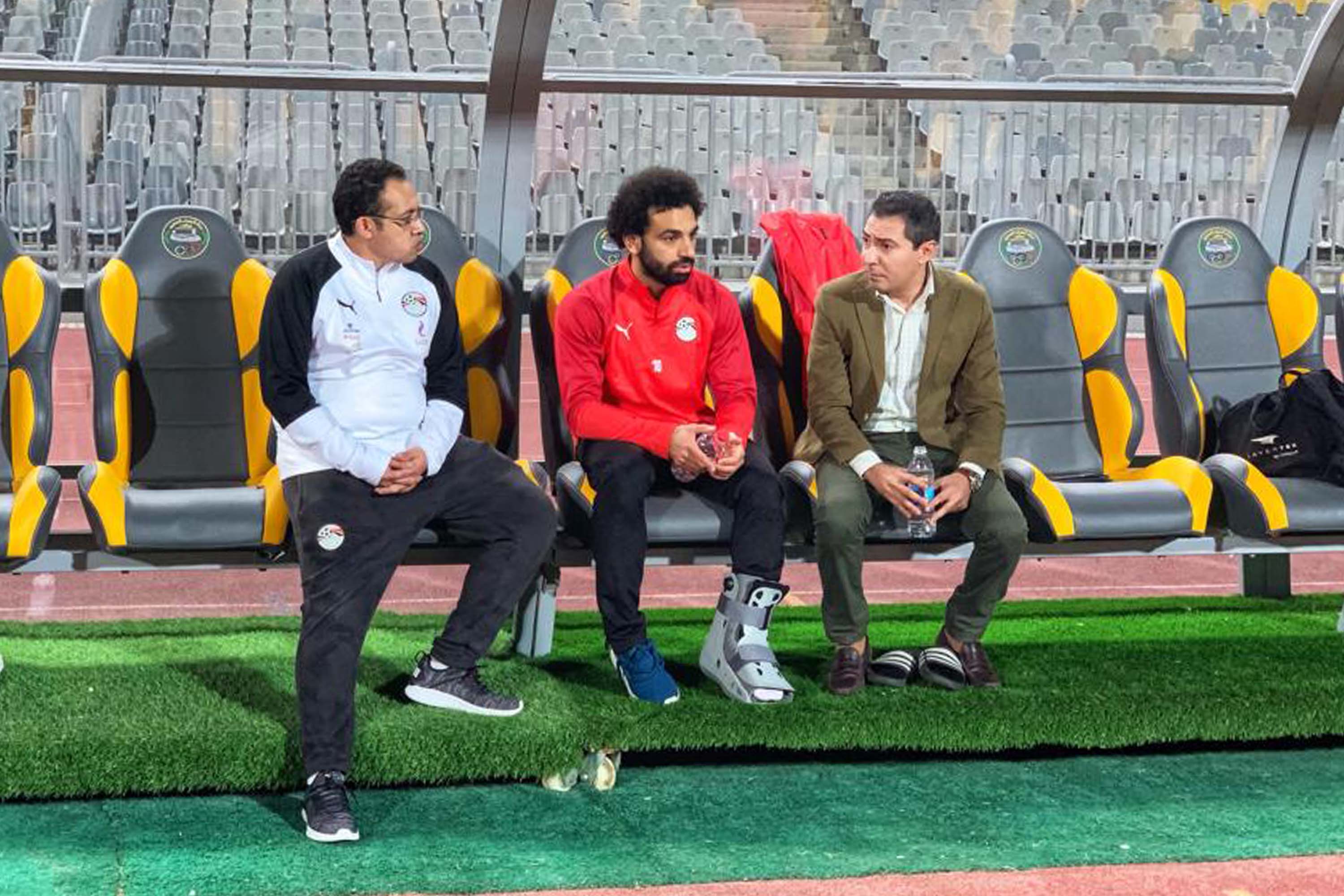 Mohamed Salah dipastikan hanya jadi penonton ketika timnya berjuang di Piala Afrika 2020 lawan Kenya dan Komoros. (Foto: Twitter/@EFA)