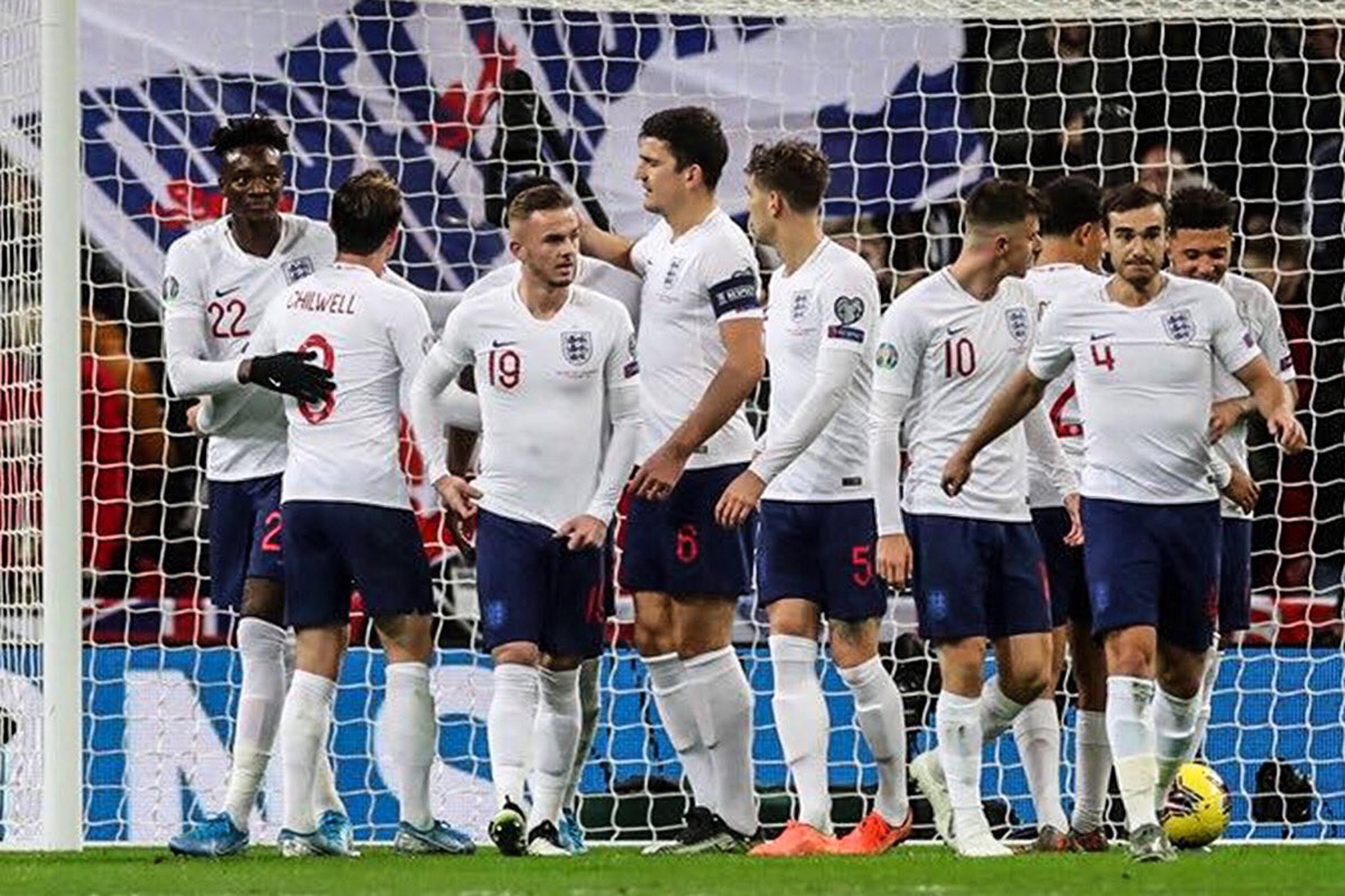 Timnas Inggris tampil perkasa saat menghantam Montenegro 7-0 di laga lanjutan Grup A Kualifikasi Piala Eropa 2020, Jumat 15 November 2019 di Wembley Stadium. (Foto: Twitter/@England)