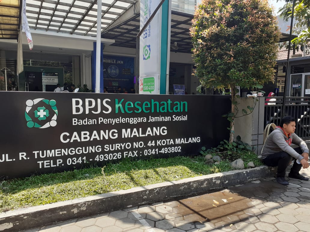 Kantor BPJS Kesehatan Cabang Malang di Jalan R. Tumenggung Suryo (Theo/ngopibareng.id)