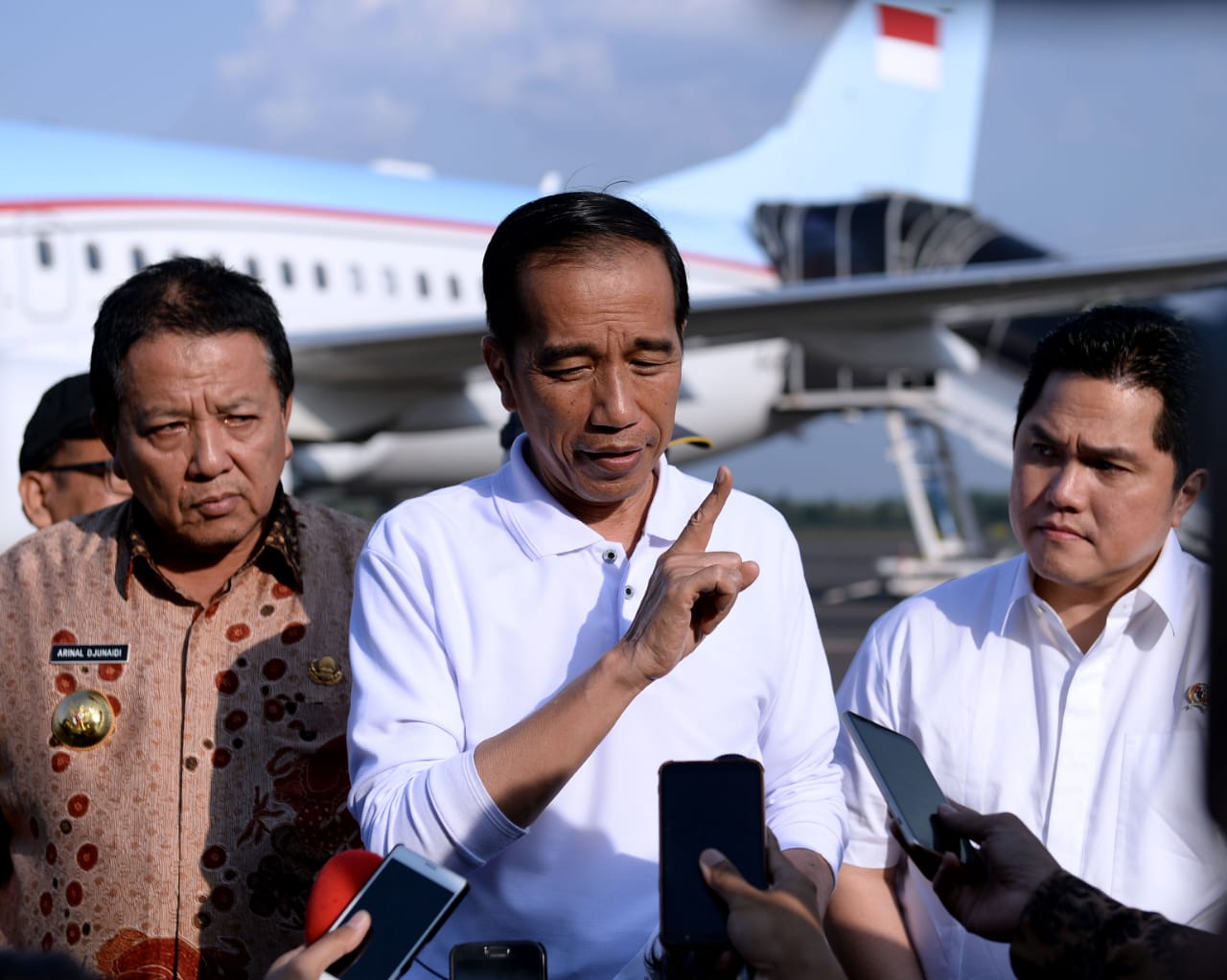 Prediden Jokowi menilai kewaspadaan dan managemen kebencanaan semakin baik, sehingga jatuhnya korban bisa dihindari (Foto: Setpres)