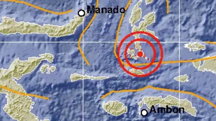 Ilustrasi gempa di Maluku. (Foto: Twitter BMKG)