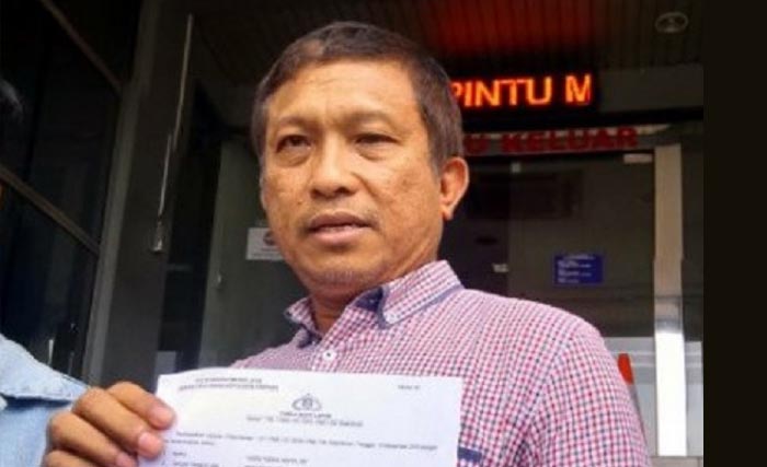 Yasri Yudha Yahya, tetangga Novel Baswedan melaporkan politisi PDIP Dewi Tanjung. (Foto:Antara)