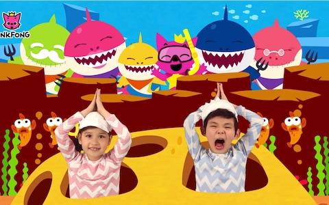 Baby Shark, lagu keluarga hiu. (Foto: YouTube)