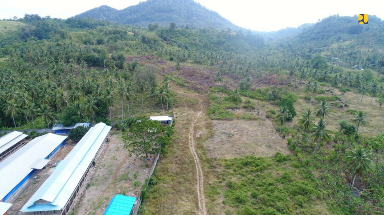Tempat Pemrosesan Akhir (TPA) Regional Mamitarang di Kecamatan Wori, Kabupaten Minahasa Utara, Sulawesi Utara seluas 30 hektar. (Foto: Kementerian PUPRPUPR)
