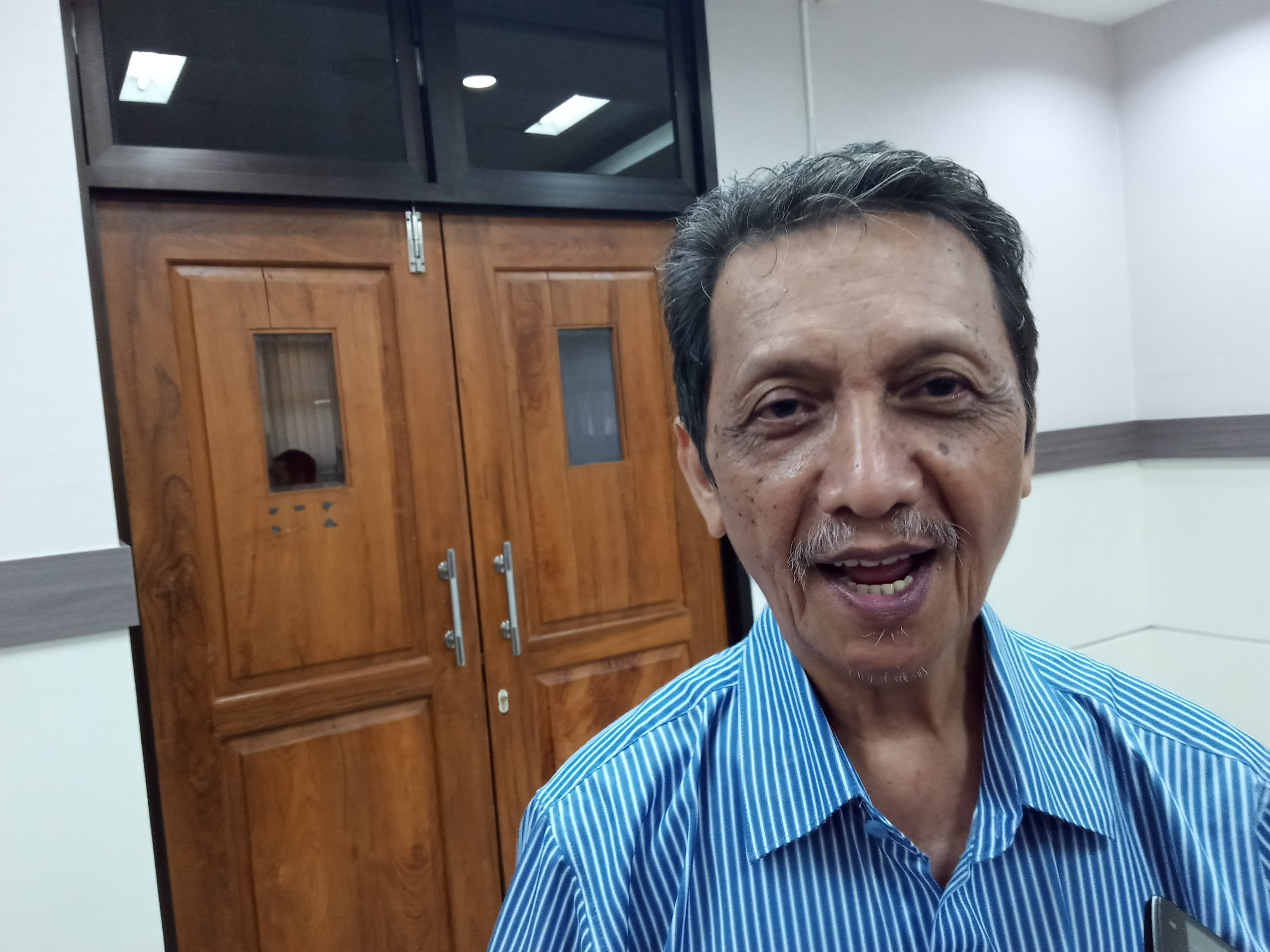 Profesor Bambang Tri Rahardjo dikukuhkan menjadi Guru Besar Universitas Brawijaya (UB) di Bidang Ilmu Hama Tanaman, Rabu 20 November 2019. (Foto: Theo/ngopibareng.id)