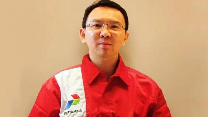 Mantan Gubernur DKI Jakarta, Basuki Tjahaja Purnama (BTP) alias Ahok mengenakan seragam Pertamina. ((Foto: Instagram Agan Harahap)