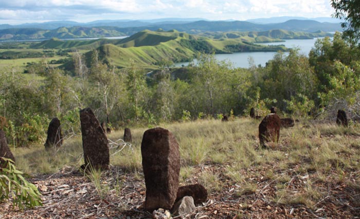 Situs Megalitik Tutari di Kampung Doyo Lama,  Kabupaten Jayapura, Papua. (Foto:Kemendikbud)