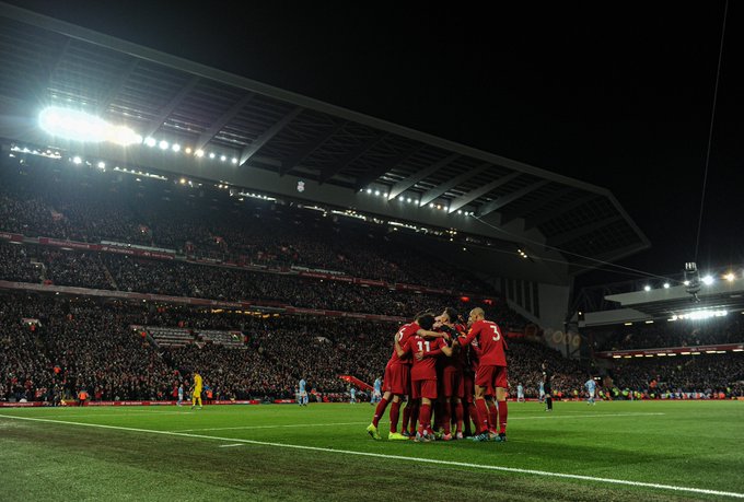 Manajemen Liverpool berencana menambah kapasitas Stadion Anfield. (Foto: Twitter/@LFC)