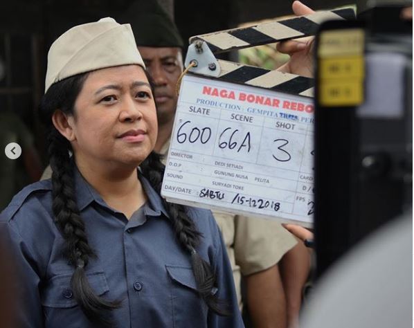 Ketua Dewan Perwakilan Rakyat (DPR) RI, Puan Maharani, berakting di film Naga Bonar Reborn. (Foto: Instagram @puanmaharaniri)