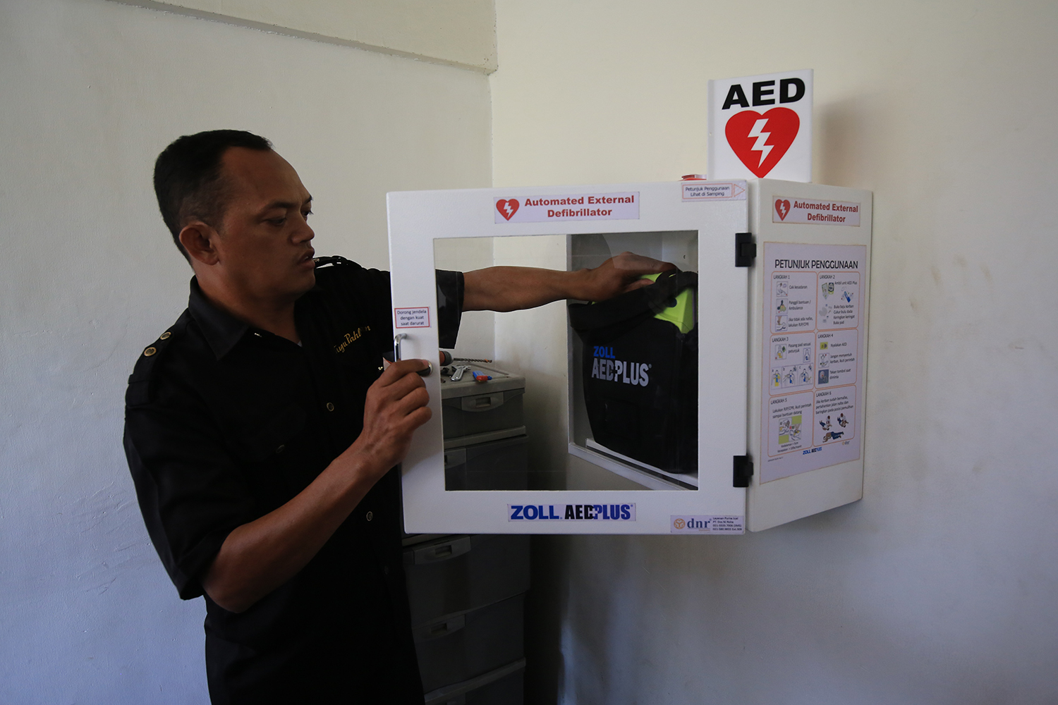 Alat pacu jantung yang dipasang oleh Pemkot Surabaya. (Foto: Dok. Pemkot Surabaya)