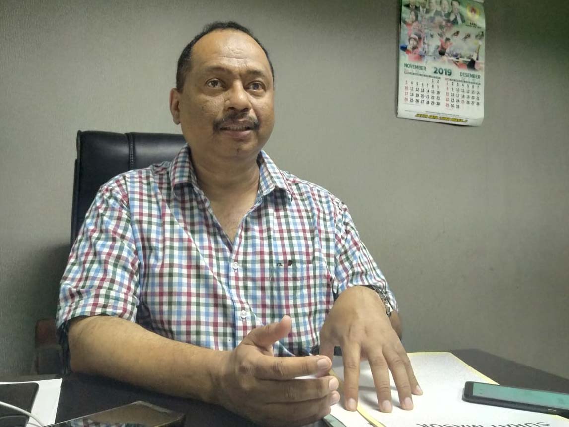 Ketua Harian KONI Jatim, M. Nabil saat ditemui di Gedung KONI Jatim, Surabaya, Jumat 29 November 2019. (Foto: Fariz/ngopibareng.id)