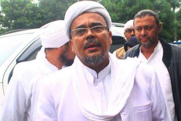 Imam Besar Front Pembela Islam (FPI) Habib Rizieq Shihab. (Foto: Istimewa)