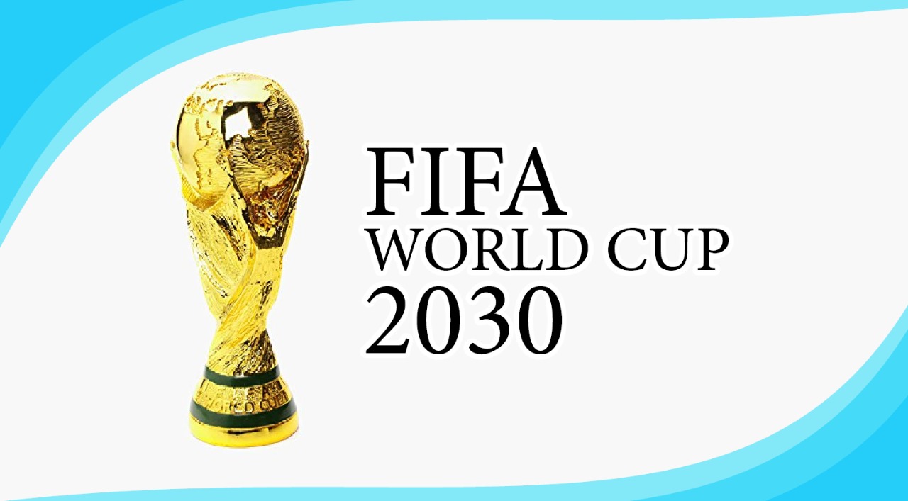 Ilustrasi Piala Dunia 2030. (Grafis by: Ngopibareng.id)