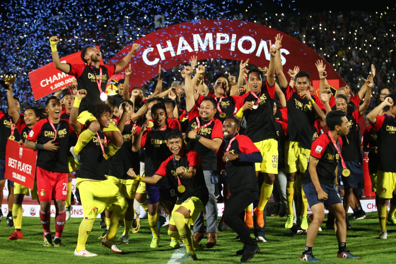 Persik Kediri juara Liga 2 Indonesia. (Foto: Istimewa)