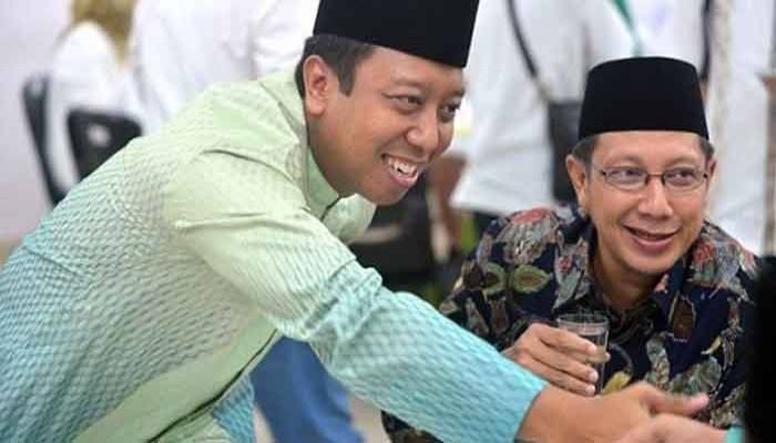 Mantan Ketum PPP, M Romahurmuziy alias Romi bersama mantan Menteri Agama Lukman Hakim Saifuddin. (Foto: PPP)