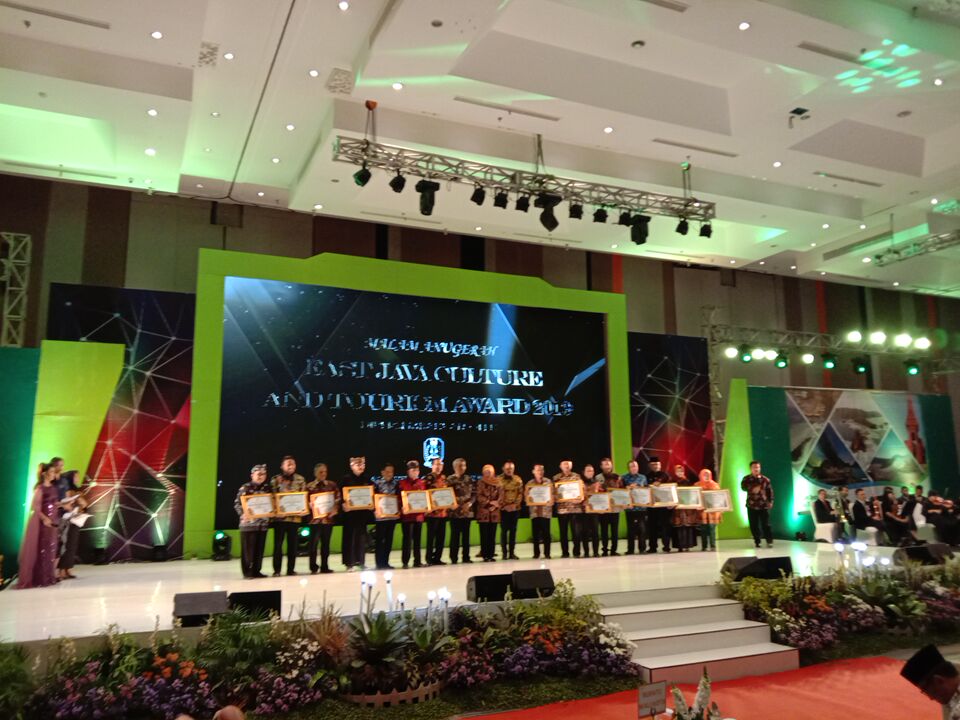 East Java Culture and Tourism Award 2019 di Hotel Harris Gubeng, Surabaya, kemarin Jumat 6 Desember 2019 malam. (Foto: Faiq/ngopibareng.id)