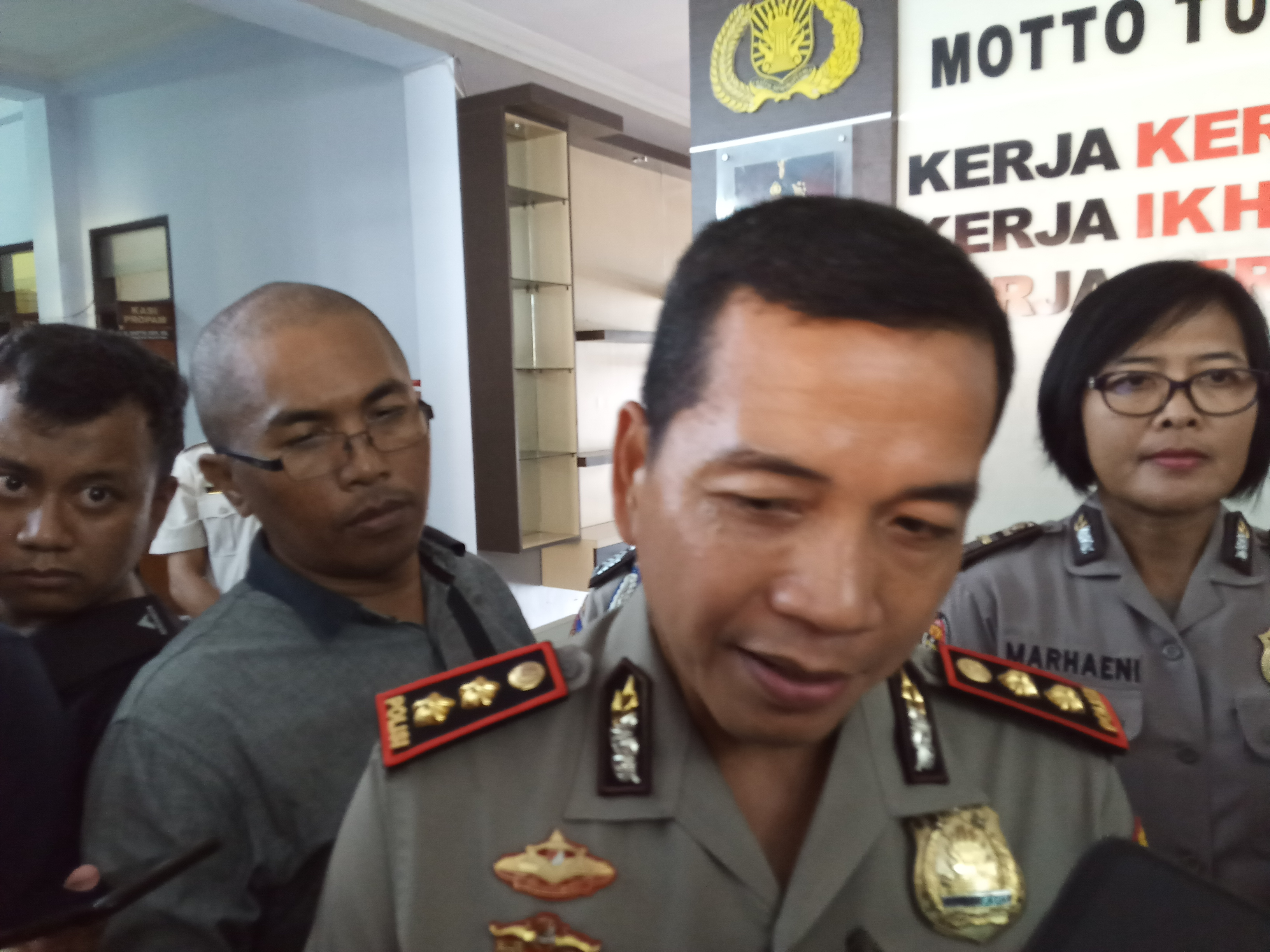 Kapolres Malang Kota, AKBP Leonardus Harapantua Simarmata Permata. (Foto: Theo/ngopibareng.id)