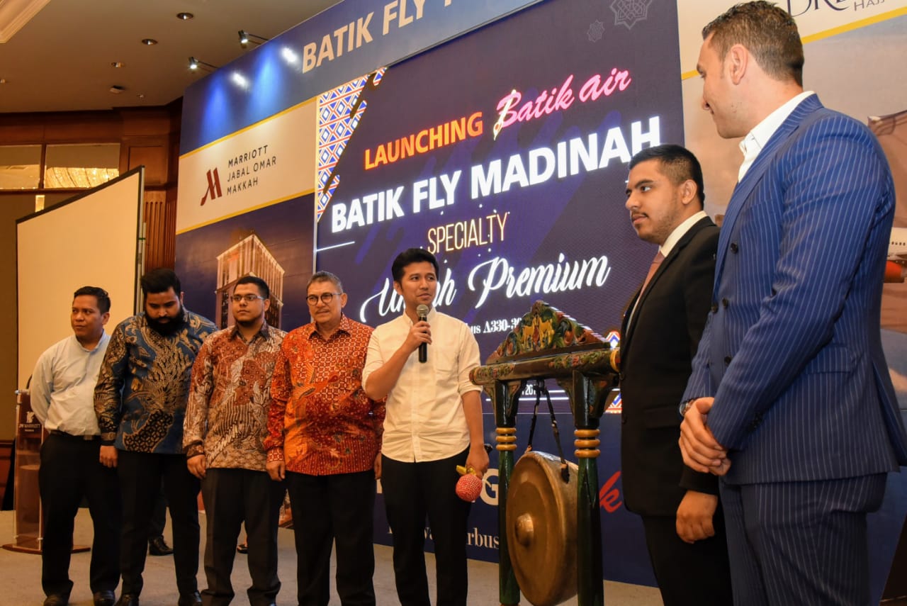 Launching Batik Air Fly to Madinah di Hotel JW Marriot, Surabaya. (Foto: Istimewa/Ngopibareng.id)
