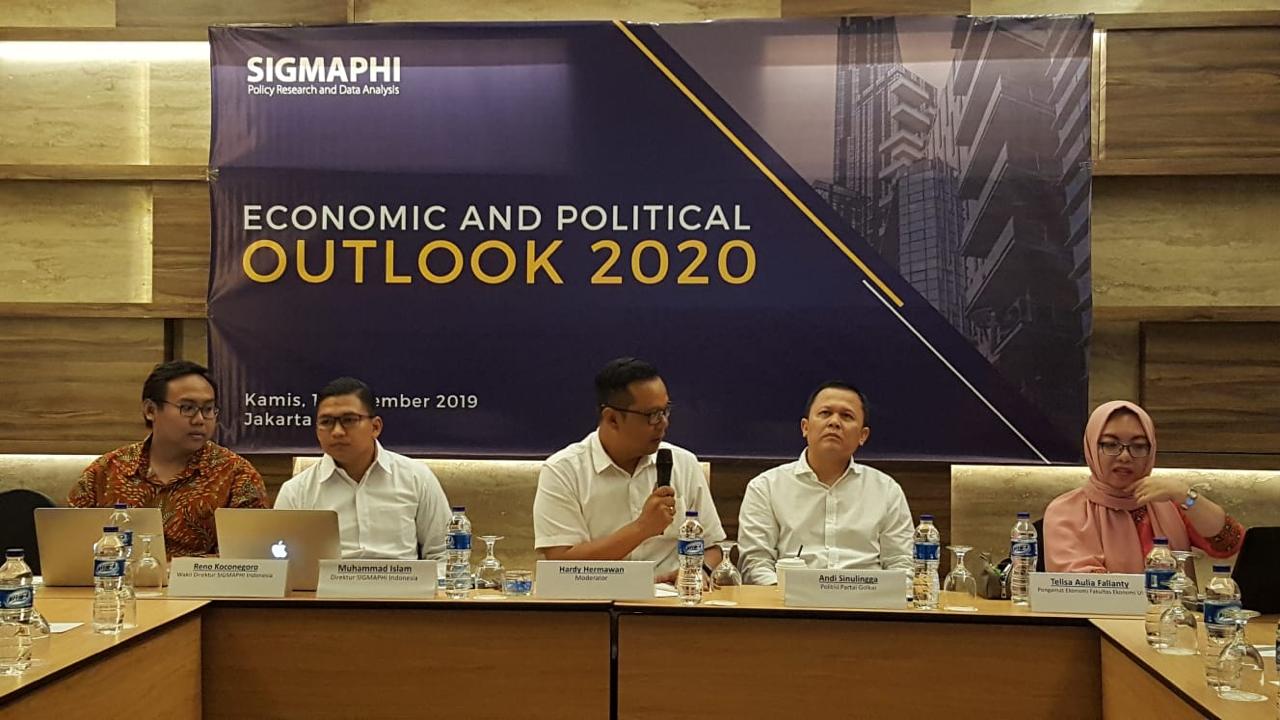 Diskusi "Economic and Political Outlook 2020 yang diselenggaran SigmaPhi di Jakarta. (Foto: SigmaPhi)
