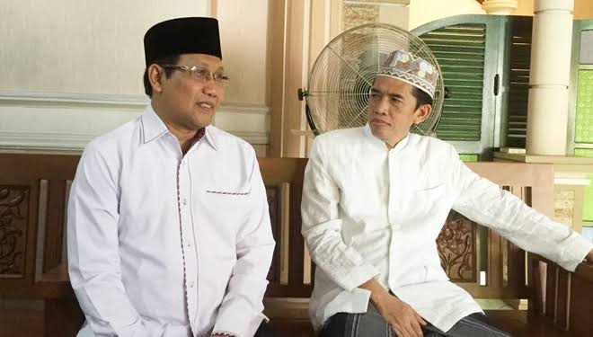 Ketua DPP PKB Bidang Legislatif Eksekutif dan Struktur Abdul Halim Iskandar ketika bersama KH Zaimuddin As'ad. (Foto: Istimewa)