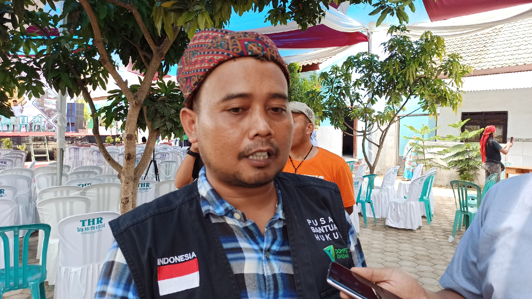 Ketua Umum Keluarga Migran Indonesia (KAMI) Nur Salim (foto : Muh Hujaini/ngopibareng.id)