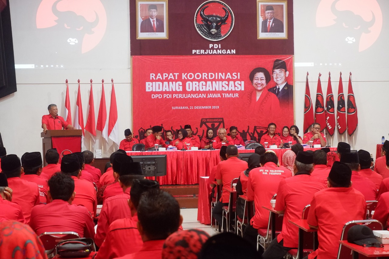 Rakorbid DPD PDI Perjuangan, Sabtu 21 Desember 2019 sore di Surabaya. (Foto: Istimewa)