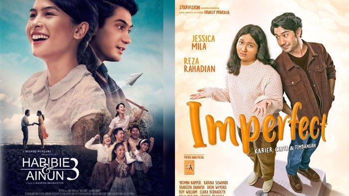 Dua film layar lebar yang dibintangi Reza Rahadian, yakni Imperfect: Karir, Cinta dan Timbangan serta Habibie & Ainun 3. (Foto: Dok. MD Picture)