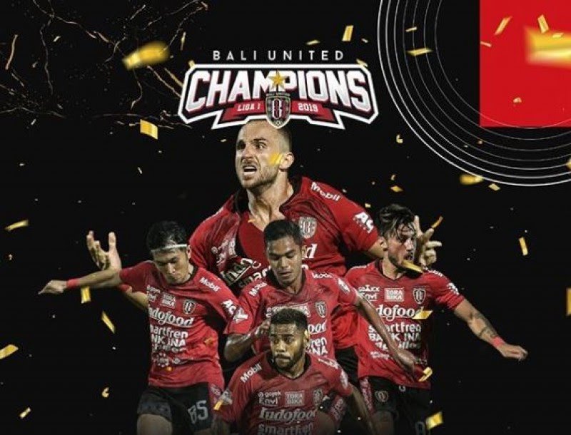 Bali United meraih gelar juara Liga 1 2019. (Foto: Instagram @baliunitedfc)