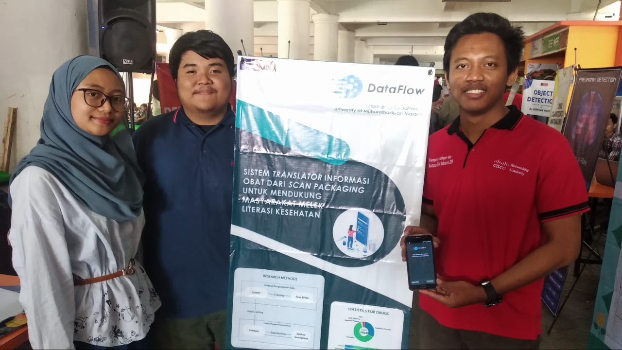 Tim aplikasi SIPINO dari Universitas Muhammadiyah Malang. (Foto: Istimewa)
