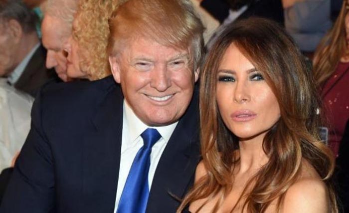 Presiden AS Donald Trump dan istrinya, Melania. (Foto:Reuters)