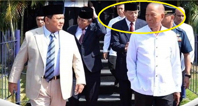 Menteri Pertahanan (Menhan) Prabowo Subianto didampingi dua rekannya di militer, yakni Sjafrie Sjamsoeddin dan Suryo Prabowo saat kunjungan kerja di China. (Foto: Twitter)