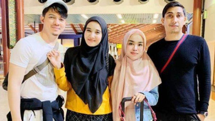 Pasangan Medina Zein dan Lukman Azhari bersama pasangan artis Irwansyah dan Zaskia Sungkar. (Foto: Instagram)