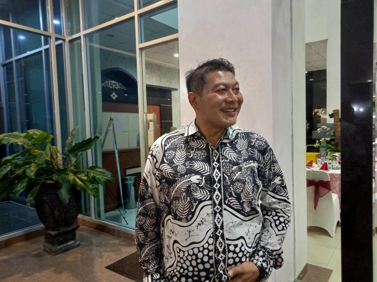 Ketua DPC PDI-Perjuangan Kabupaten Malang, Didik Gatot Subroto saat ditemui di Pendopo Kabupaten Malang. (Foto: Istimewa)