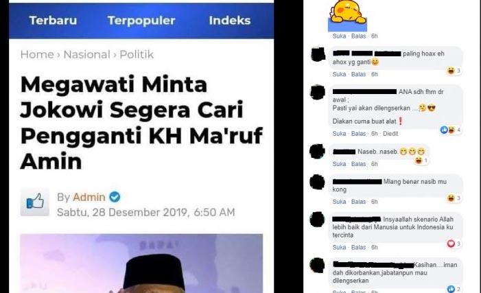 Postingan Megawati minta Ma'ruf Amin digantikan yang membuat heboh. Ngobar)