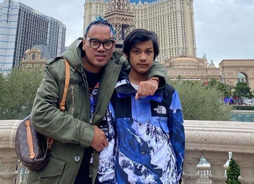 Uya Kuya dan putranya, Nino Uya. (Foto: Instgaram @king_uyakuya)