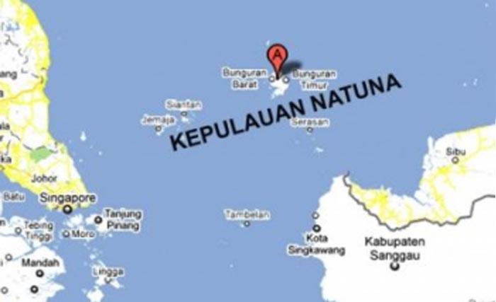 Kepulauan Natuna di Provinsi Kepulauan Riau. (Ngobar)